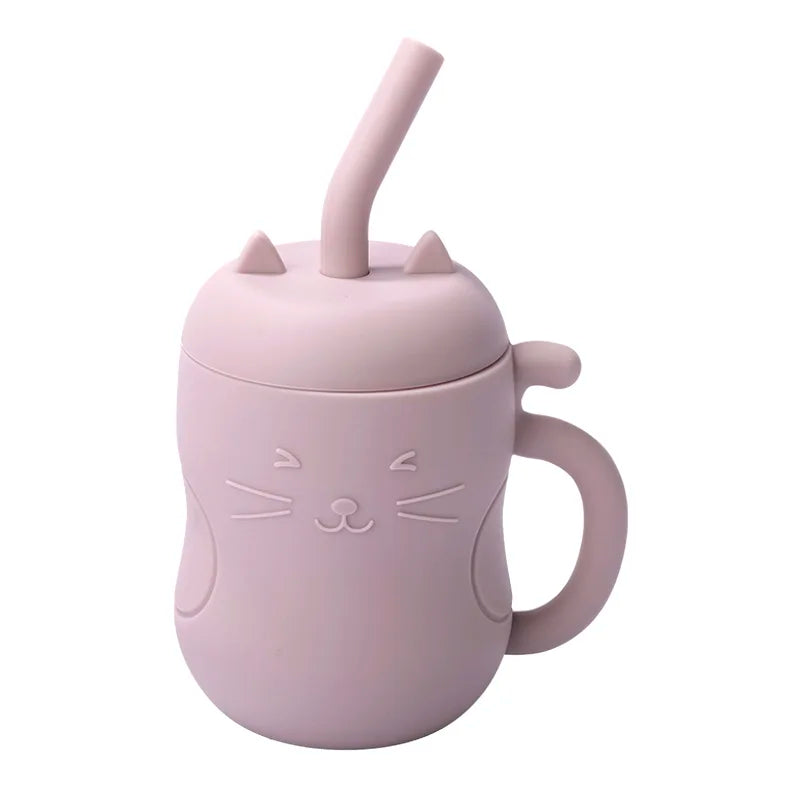 Copo Gatinho com Alça Dupla e Palhinha